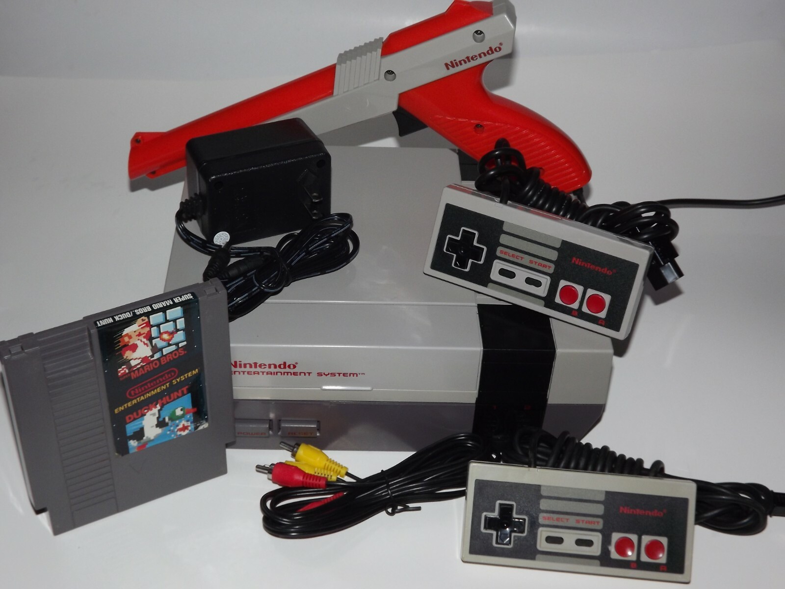 Original Nintendo NES System Console, New 72 PIN, Super Mario Duck Hunt & Gun