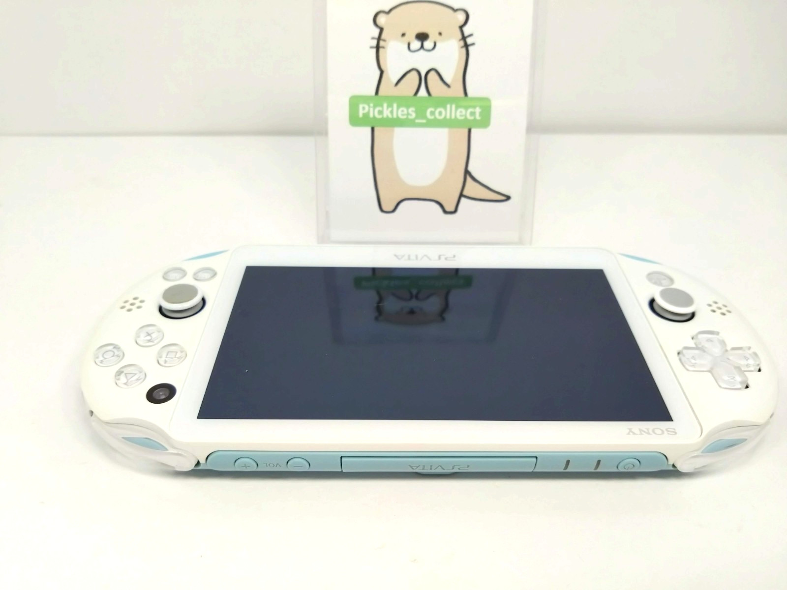 PS Vita 2000 Light Blue White PCH 2000 ZA14 w/Box 8GB PSV Tested Sony 0615H