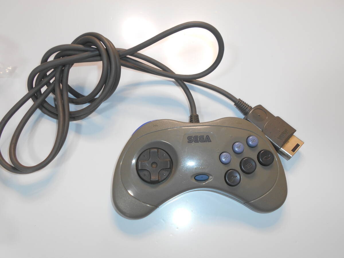 SEGA Saturn HST-3210 Console Gray Set Controller Tested NTSC-J Japan