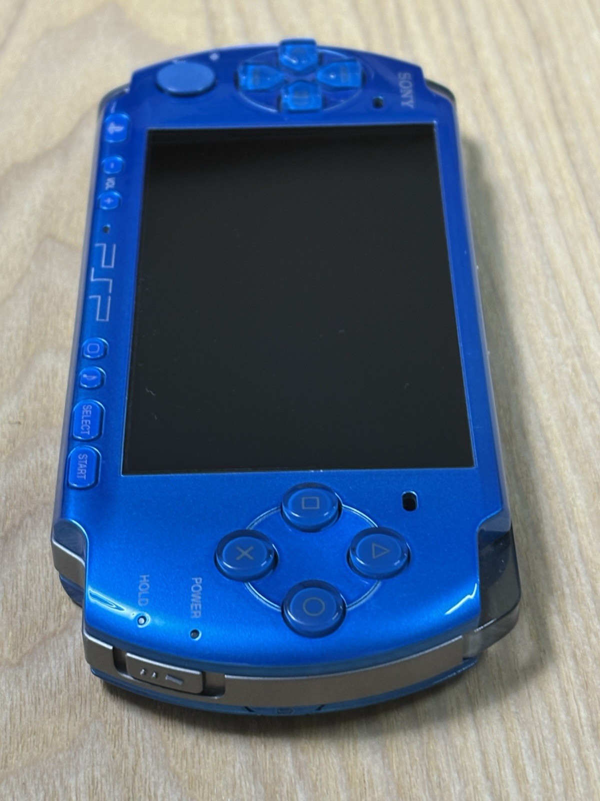 Sony PSP 3000 Vibrant Blue Console Only Tested Working Japanese Ver