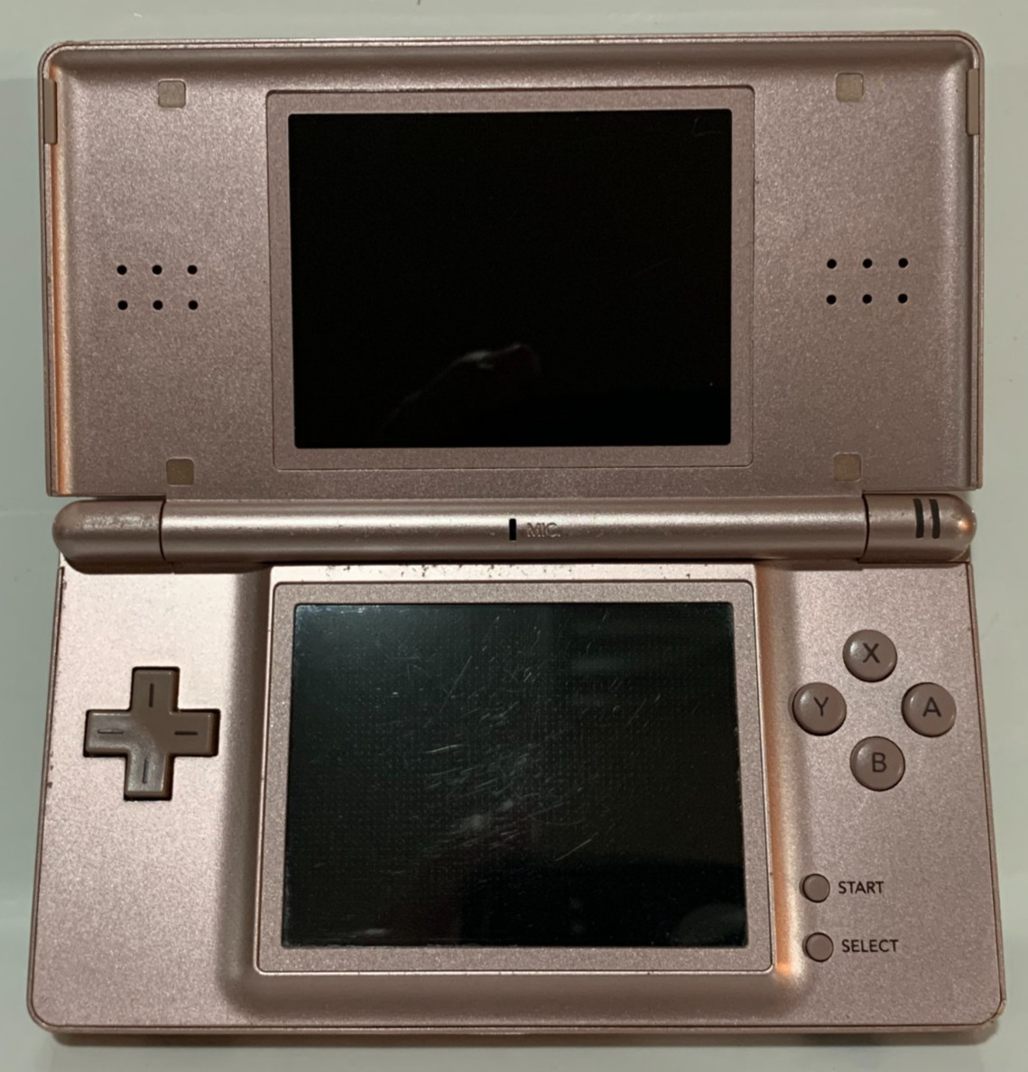 Nintendo DS Lite Metallic Rose Pink Handheld USG-001 FULLY Tested Guaranteed