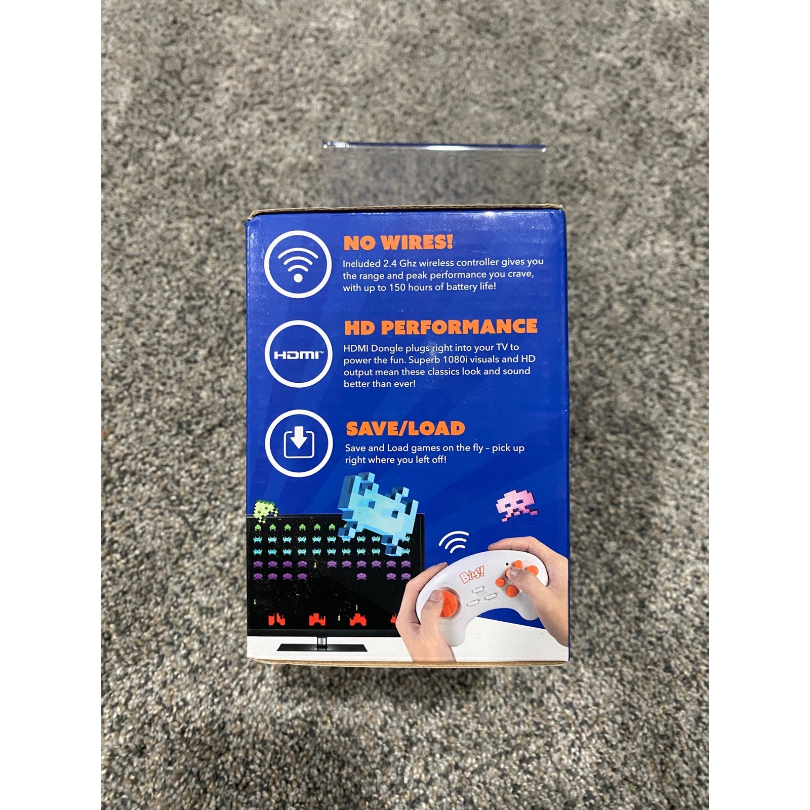 AtGames Legends Flashback Blast Space Invaders 12 Games HDMI Wireless WD3304