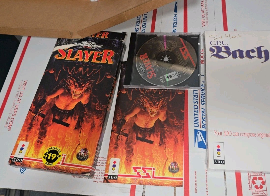 5 3DO Games Including C.P.U Bach NEW SEALED, Slayer, Road RASH, GUARDIAN WAR