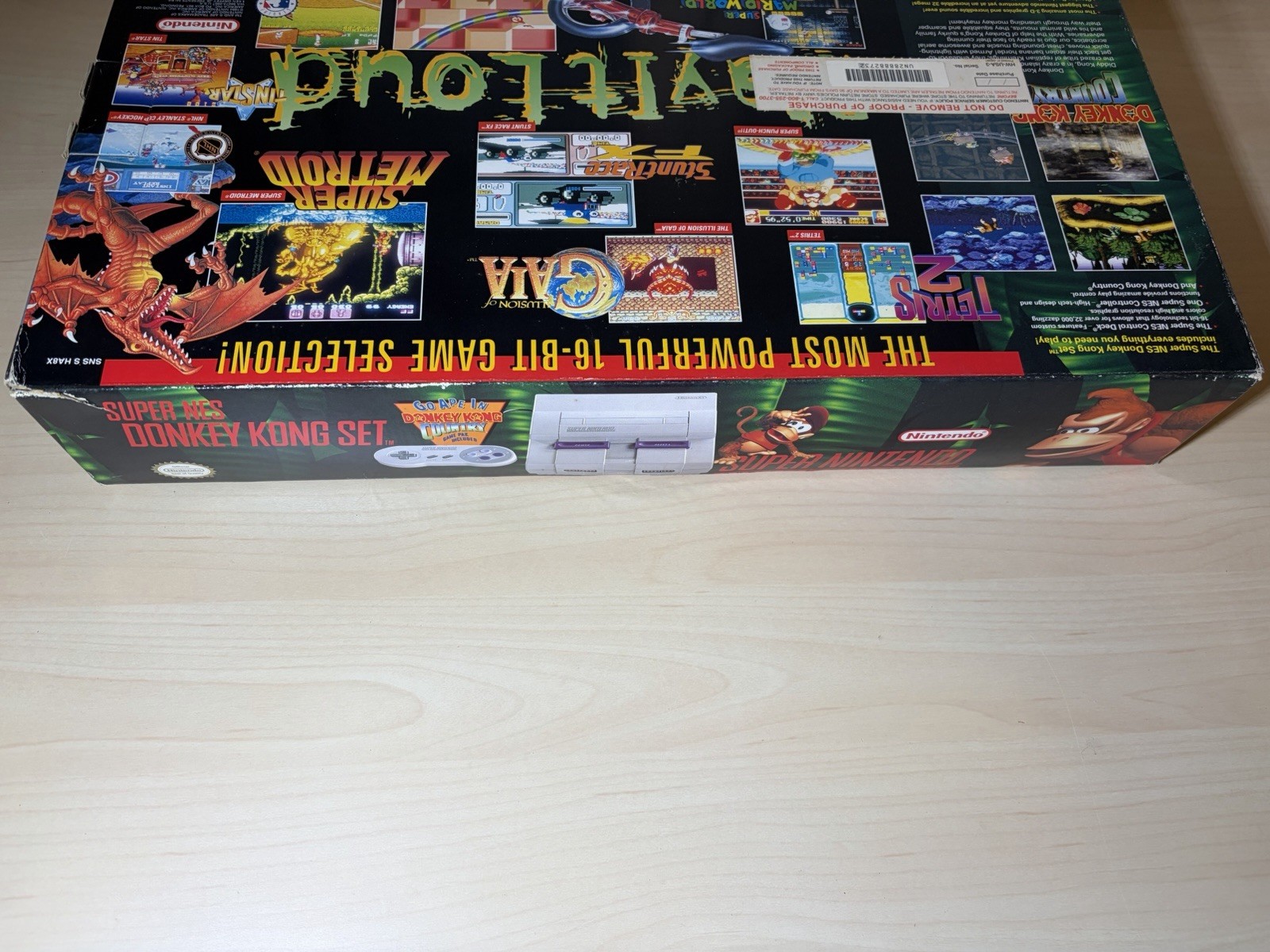 Super Nintendo SNES System Donkey Kong Country Complete – Mint Condition
