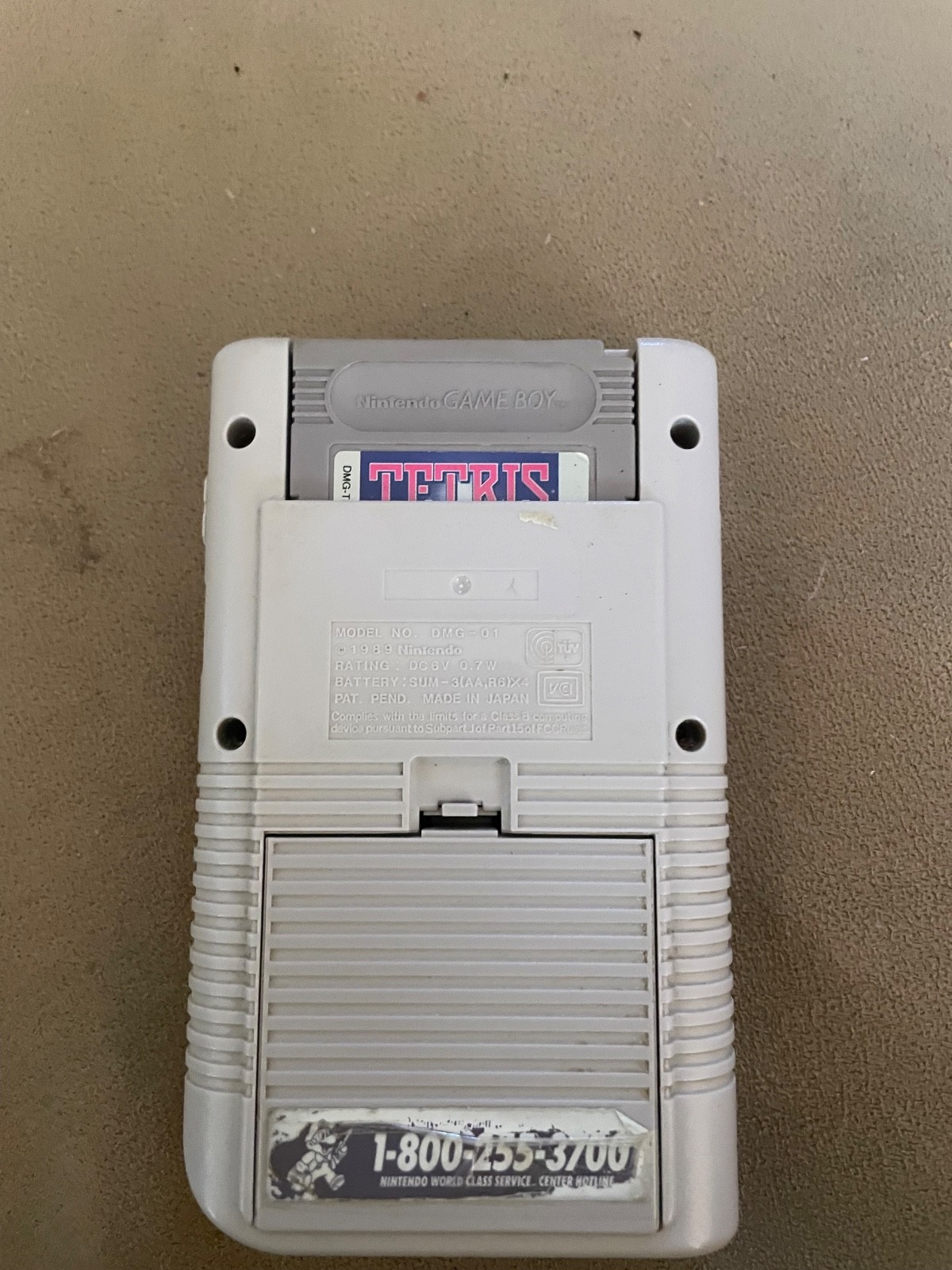original gameboy with Tetris