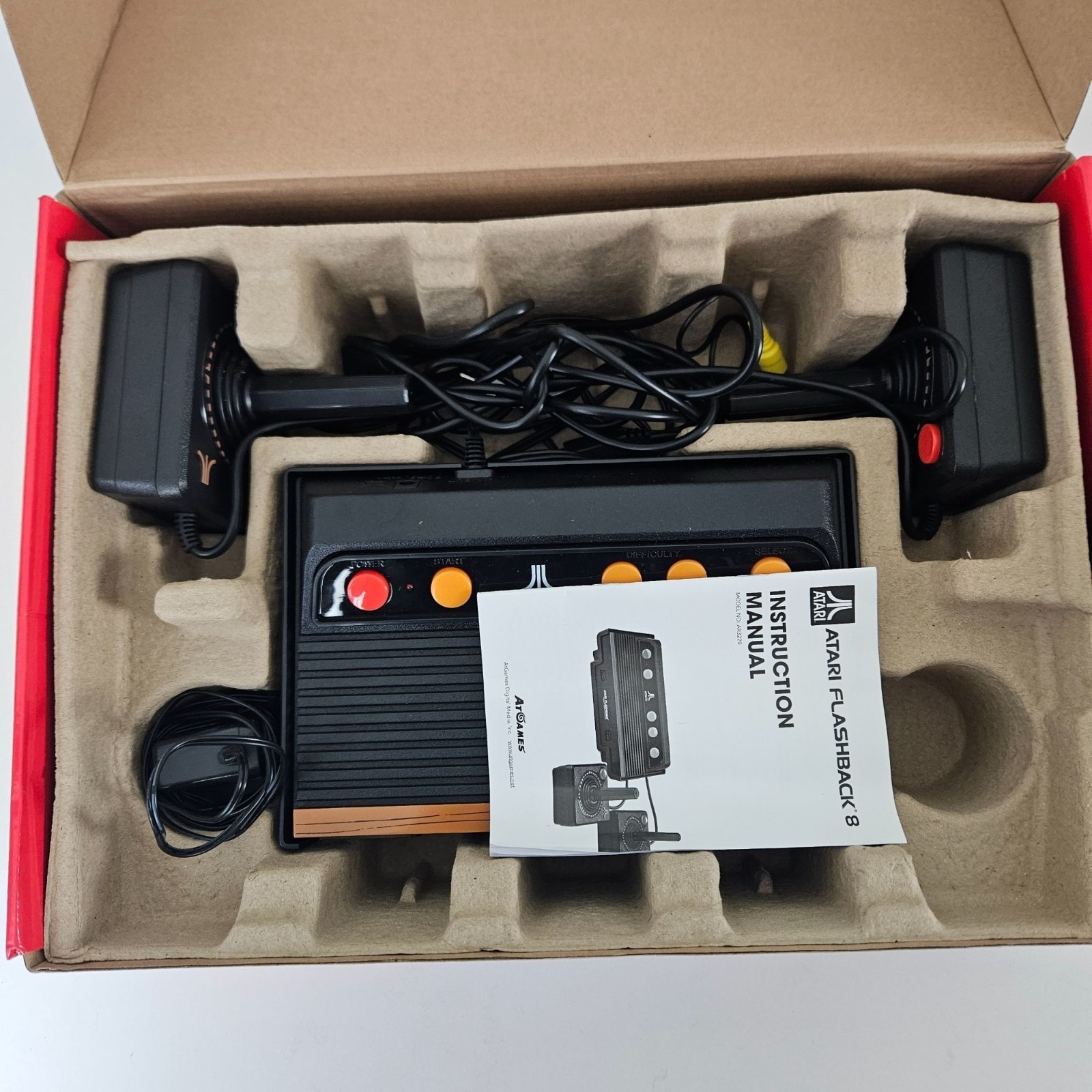 Atari Flashback 8 40th Anniversary Retro W/ Wired Controllers & 105 Video Games