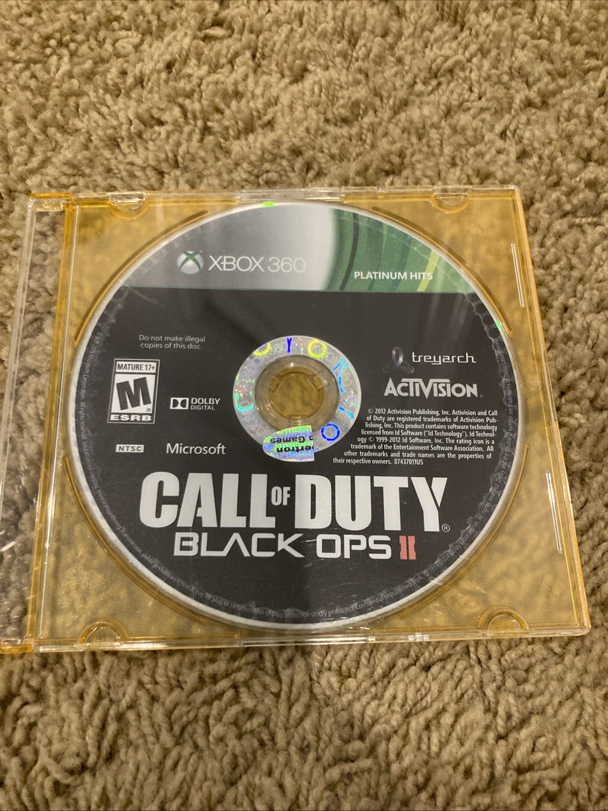 Xbox 360 E “Call Of Duty Ghosts” Edition Blue Console W/ Controller & 5 Games