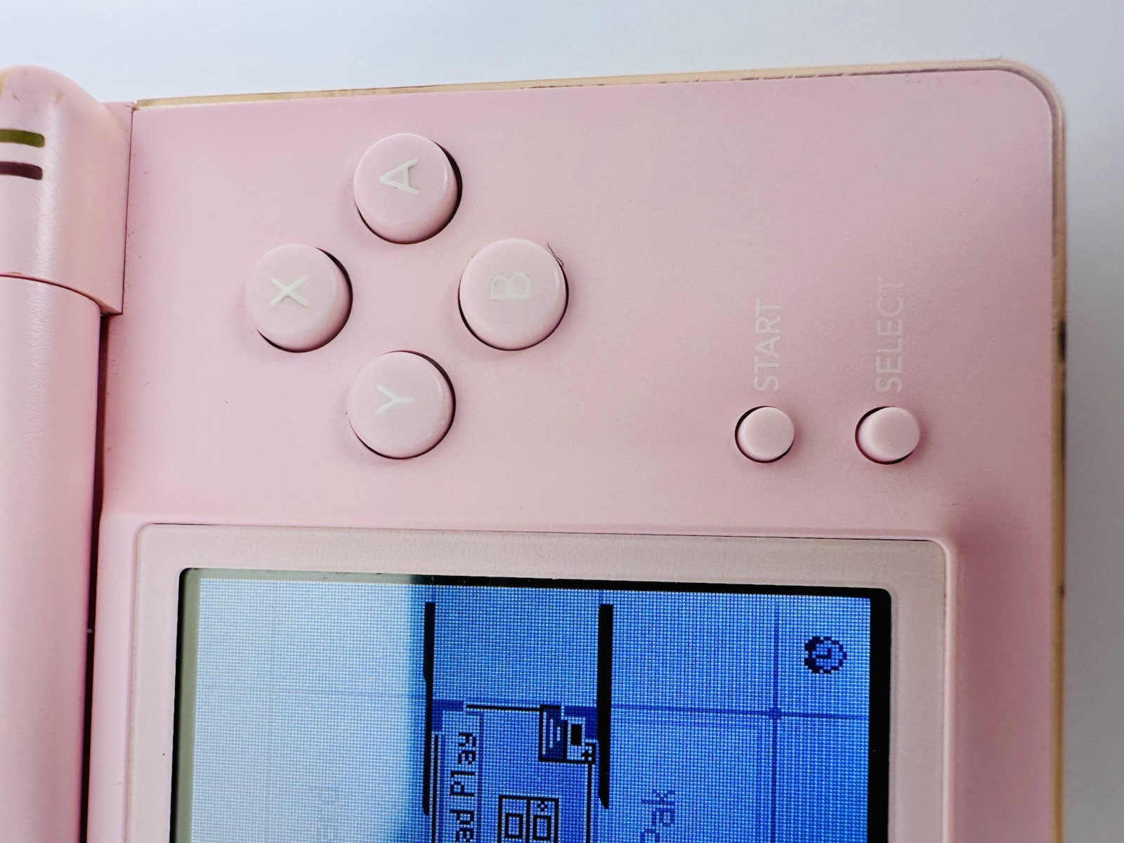 Nintendo DS Lite Pink Handheld Console Touchscreen Dual Screen with Stylus