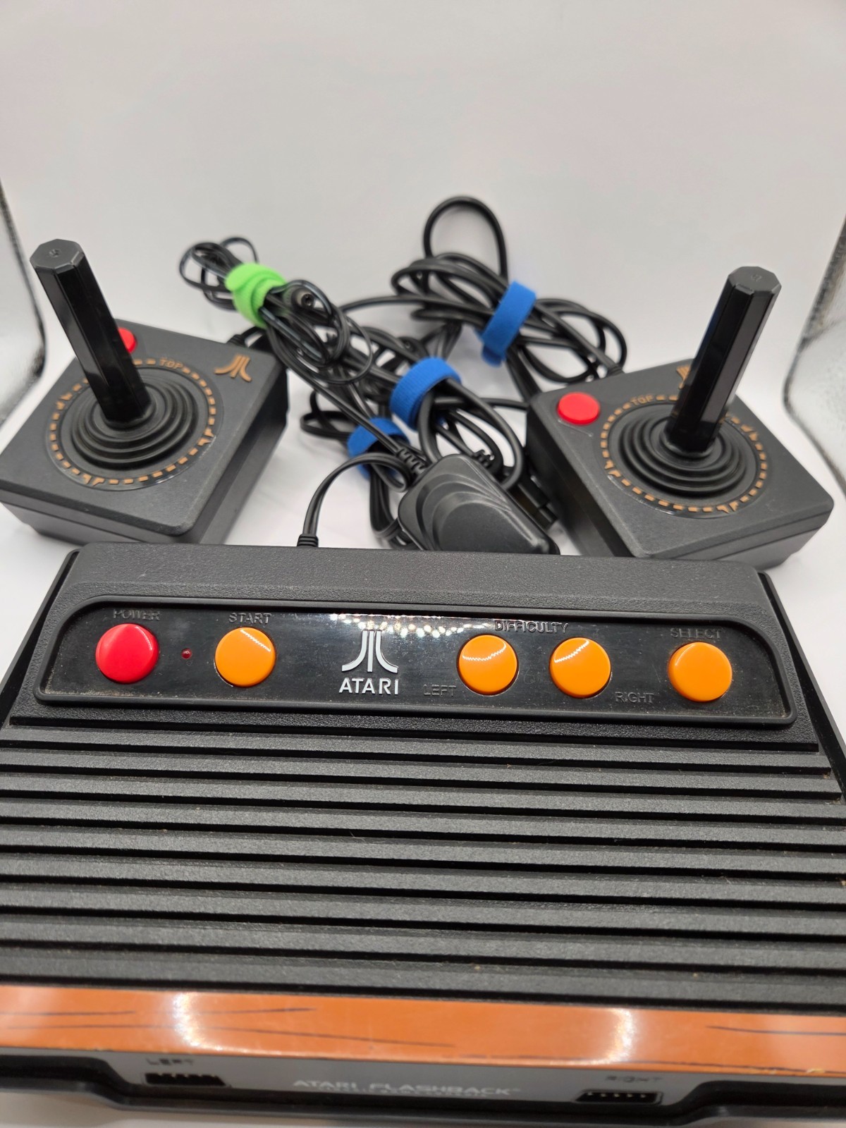 Atari Flashback Classic Game Console 2 Joysticks Power Cord A/V Tested Working