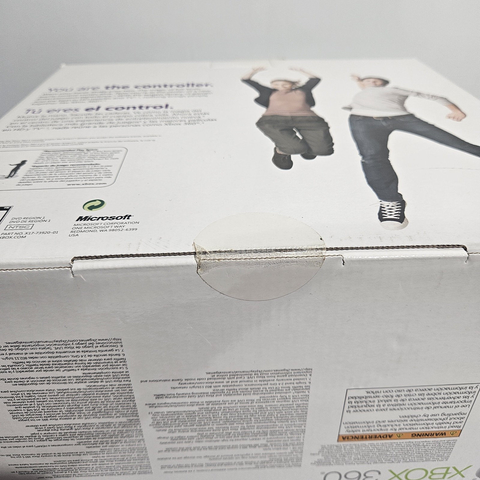 Microsoft Xbox 360 S Slim 250GB Black Kinect Bundle 2 Games NTSC NEW Sealed!
