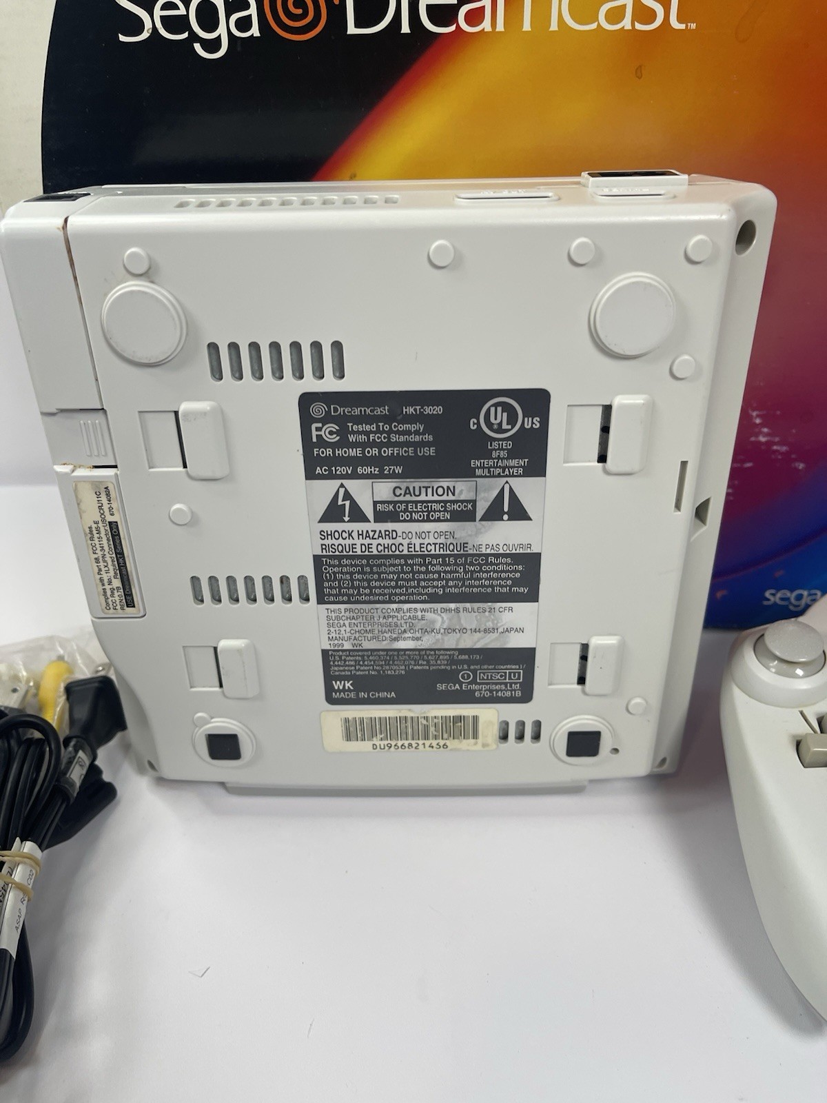 Sega Dreamcast Console With Box – Working Beautifully! HKT-3020 NO Paperwork