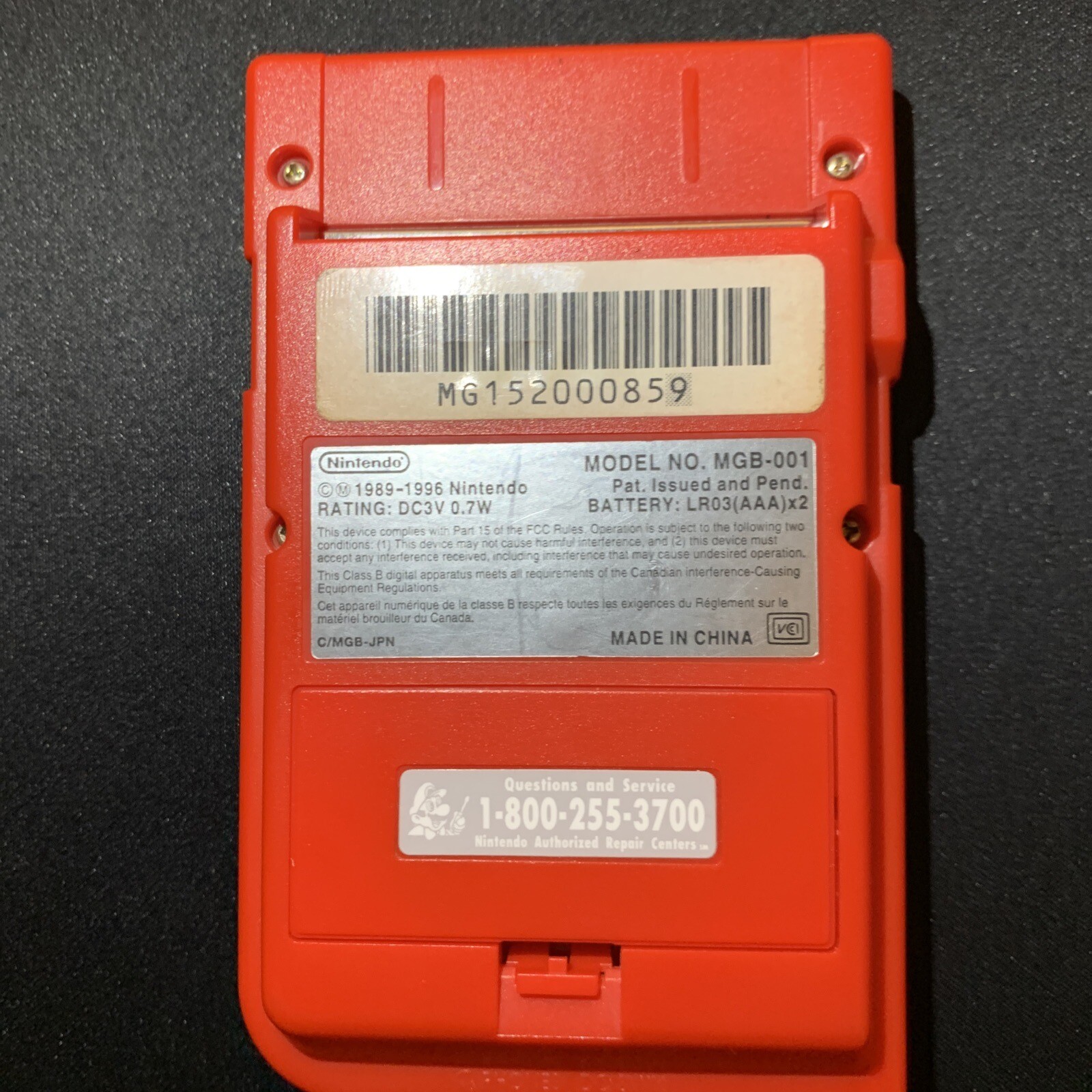Nintendo Game Boy Pocket – Red W/games Tested Working Super Nes Players Guide