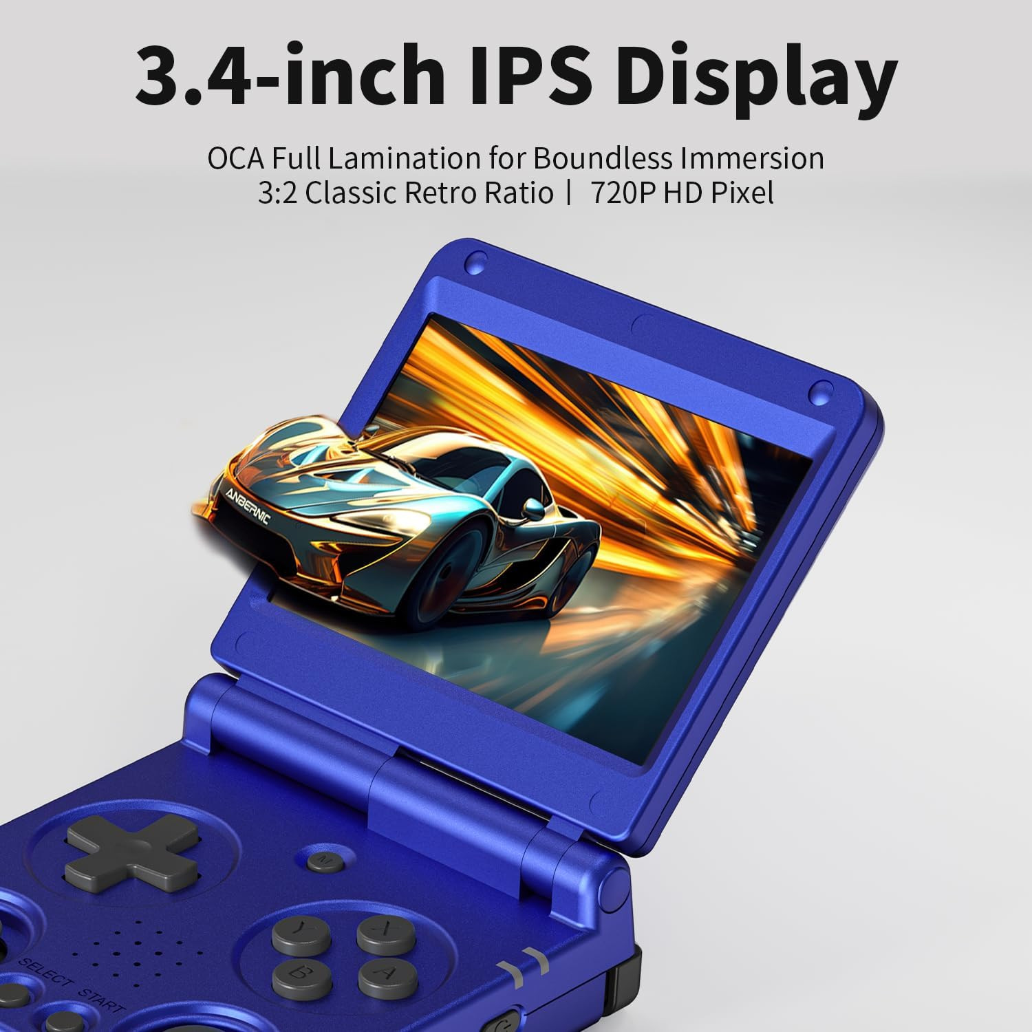 RG34XXSP Retro Handheld Game Console Linux 3.4 Inch IPS Screen 720*480 5000+ Cla