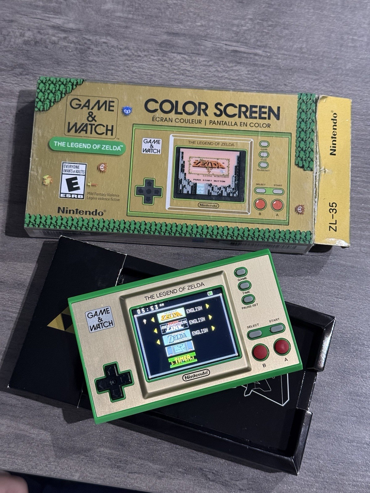 Nintendo Game & Watch: The Legend of Zelda (ZL‑35)