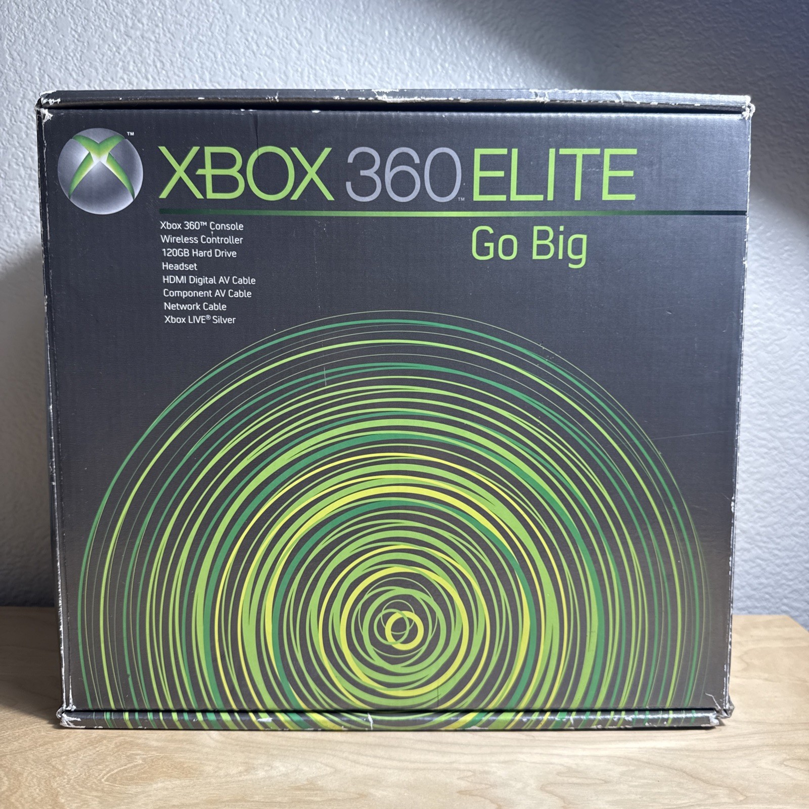 Microsoft Xbox 360 Elite 120GB Console Black W/Box Tested in good Conditions