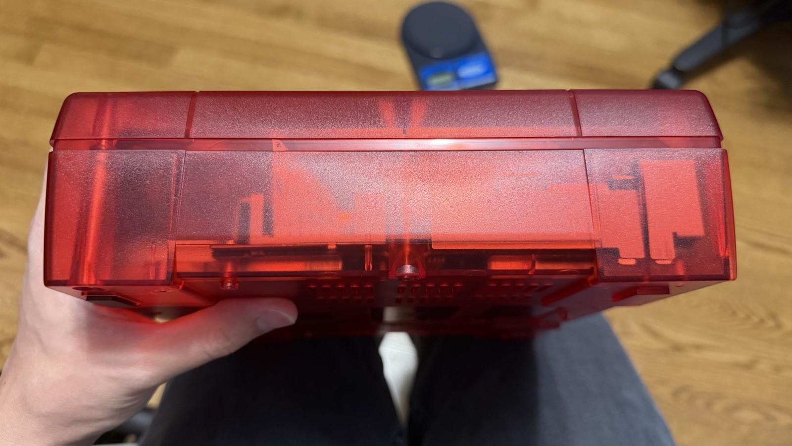 Red Sega Saturn Model 2 Fenrir Recapped 64 GB SD Card FRAM Controller Laser Bear