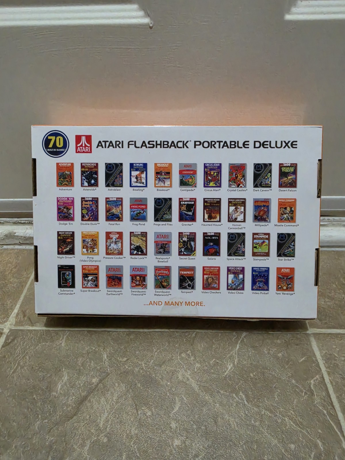New Atari Flashback Portable Deluxe – Handheld Gaming Console Sealed 70+ Games