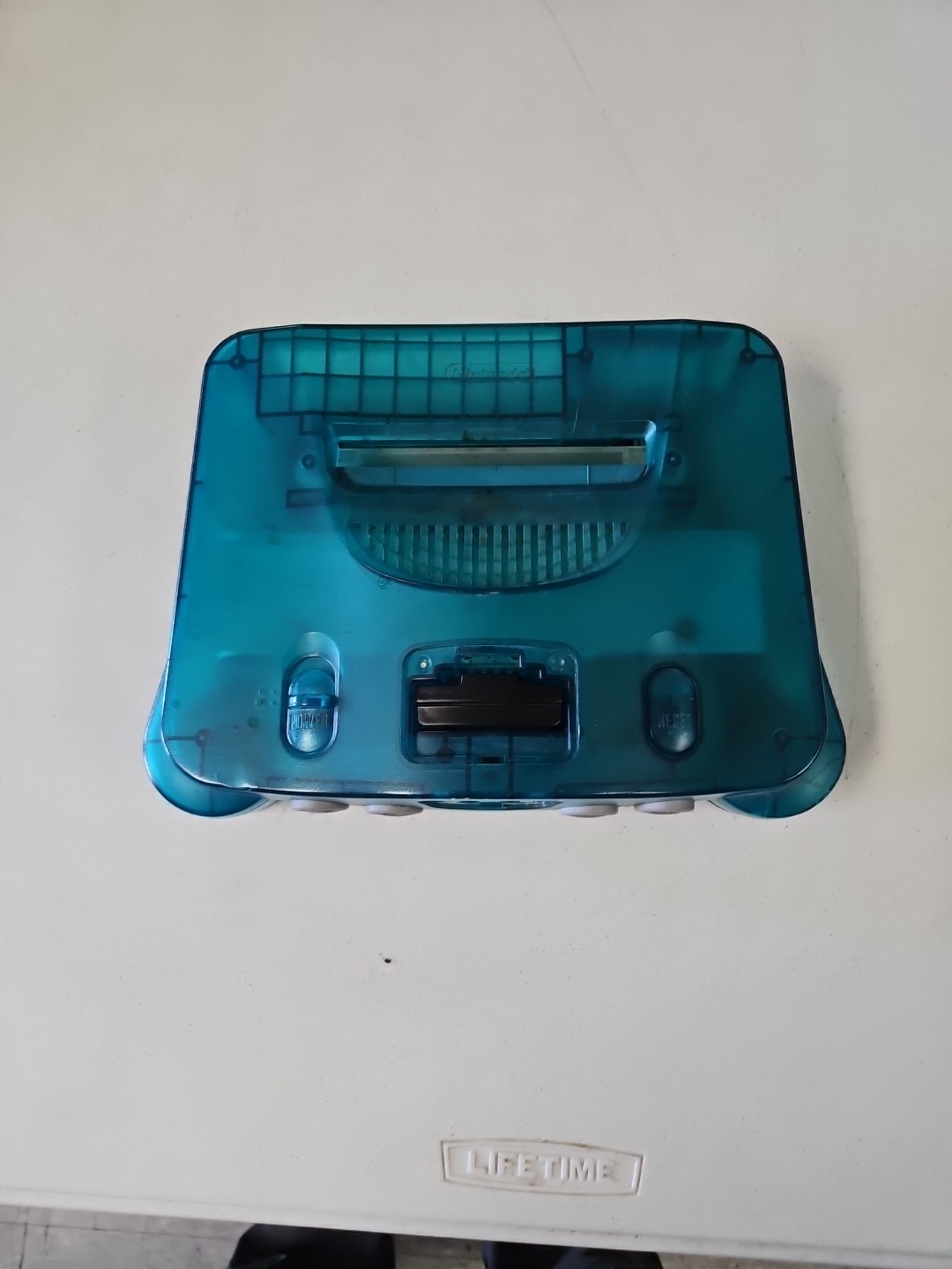 N64 Funtastic Translucent ICE BLUE Nintendo 64 Gaming Console Tested