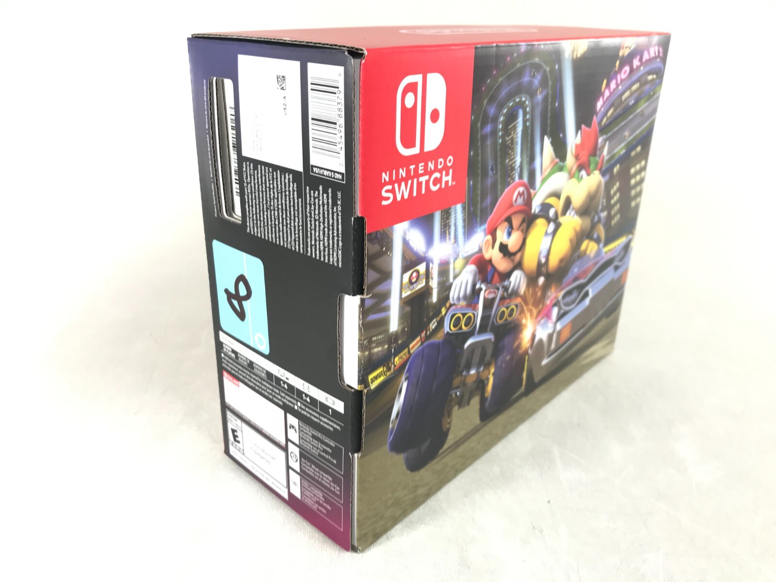 Nintendo Switch Console & Mario Kart 8 Deluxe & Blue Red Controls Free Online 3m