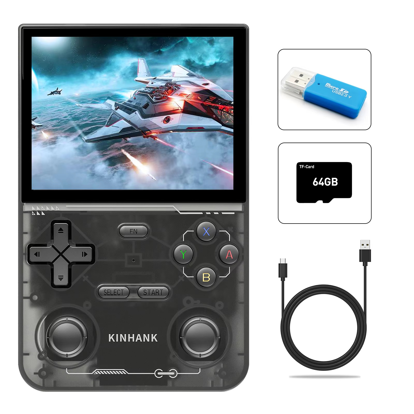 Open Source K36 Retro Handheld Video Game Console 16000 Games Emulator for PS1/P