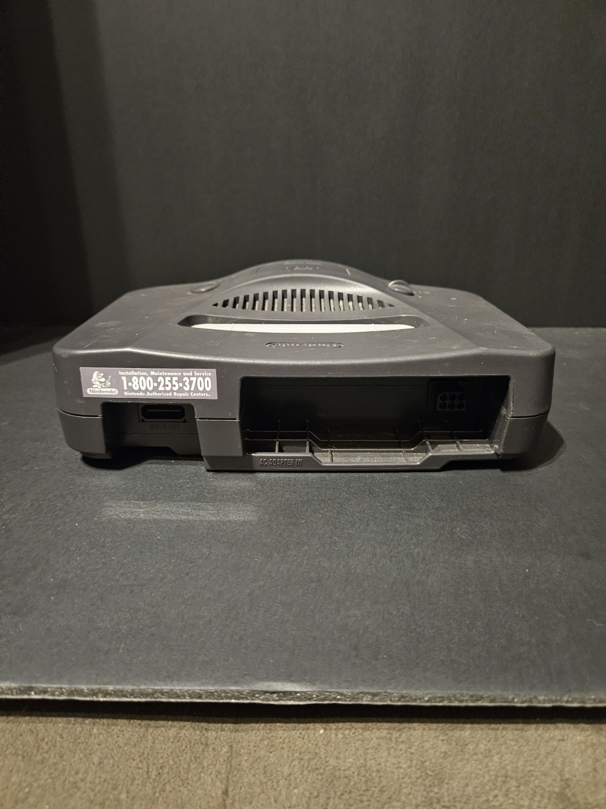 Nintendo 64 System 32MB Home Console – Charcoal Gray – Fully Tested