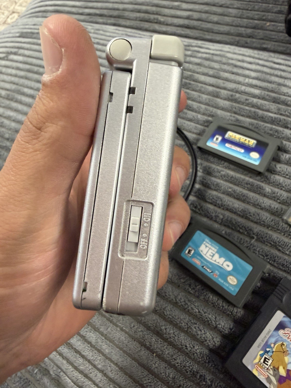 Nintendo Game Boy Advance SP Handheld System – Silver