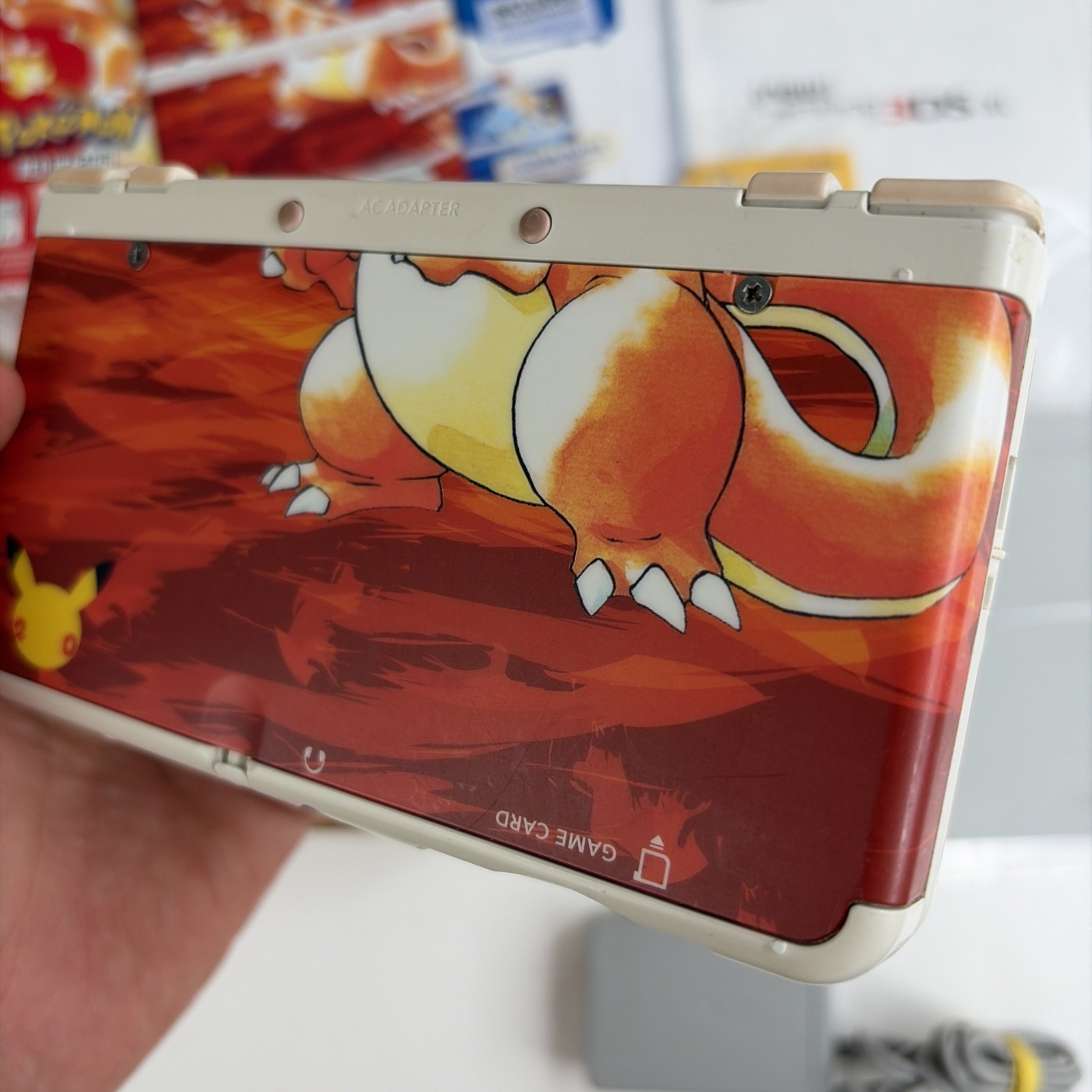 New Nintendo 3DS Pokemon 20th Anniversary Edition System Manual CIB plates