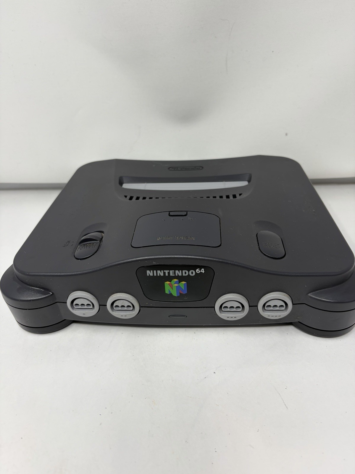 Nintendo 64 System N64 Console Charcoal Gray Tested Original Box