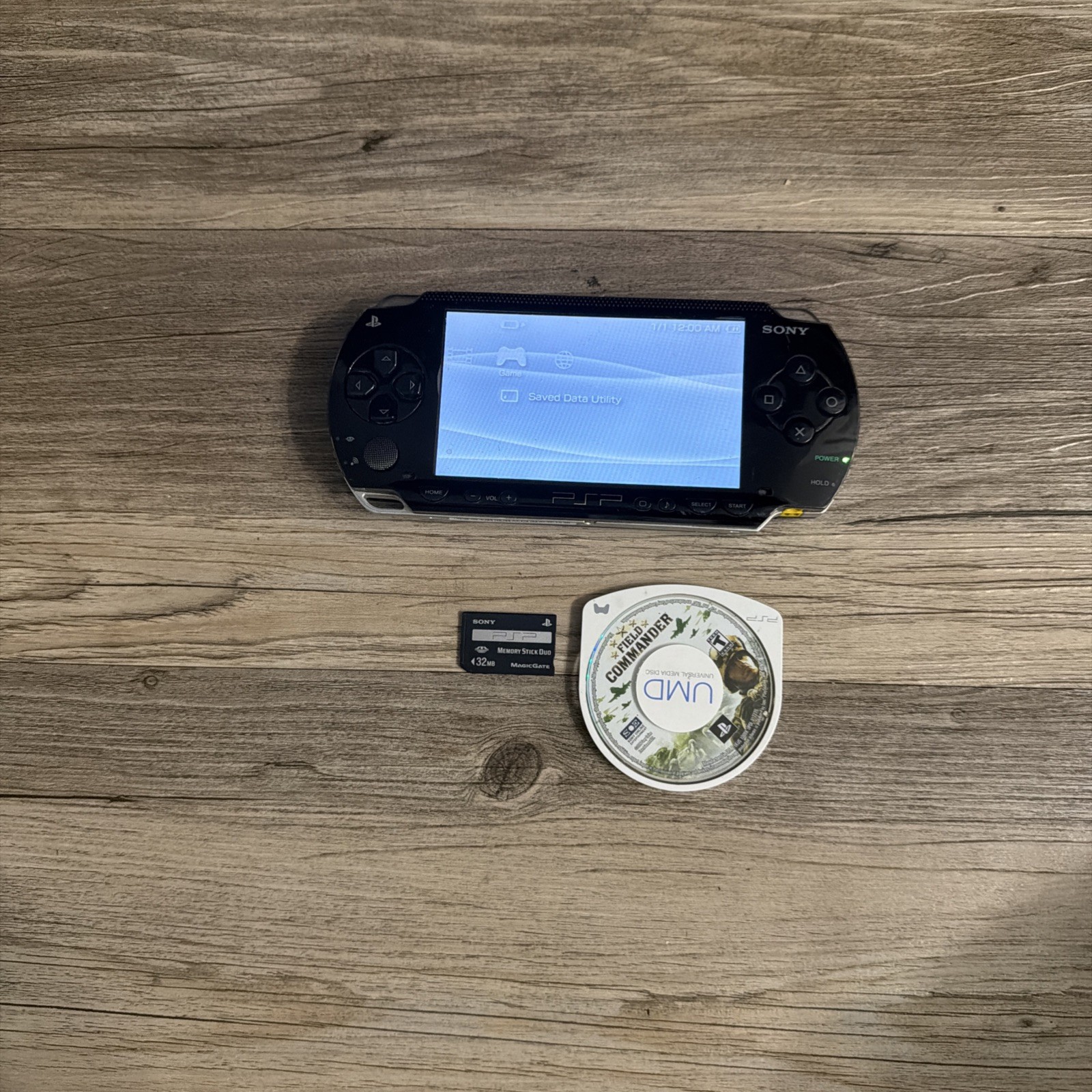 Sony PlayStation Portable PSP PSP-1001 Handheld Console Gaming System Black