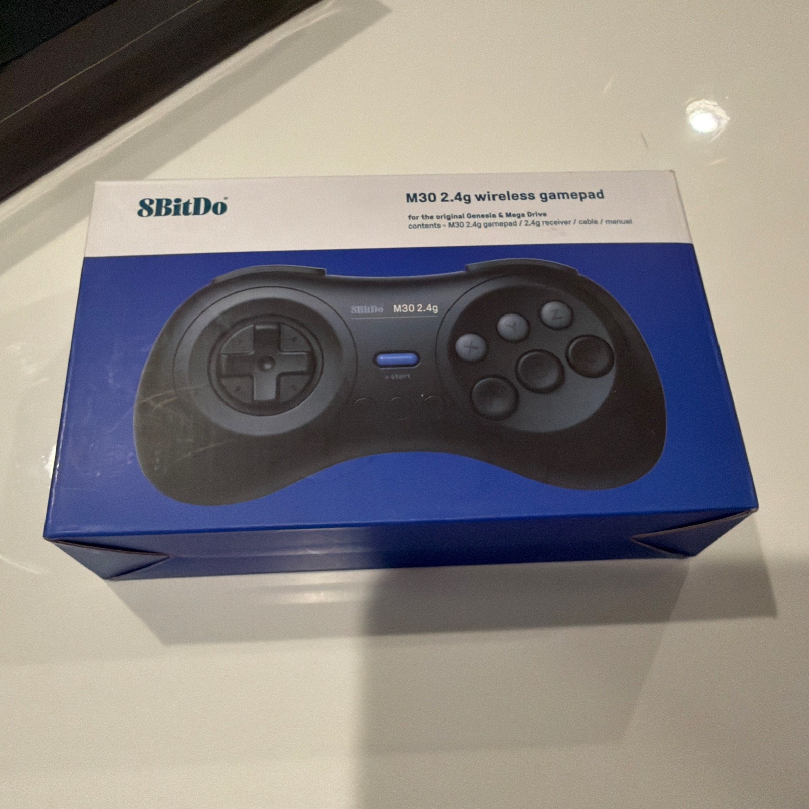 Analogue Mega SG (USA) + Mega SG Adapter Set + M30 2.4ghz Controller- NEW MINT