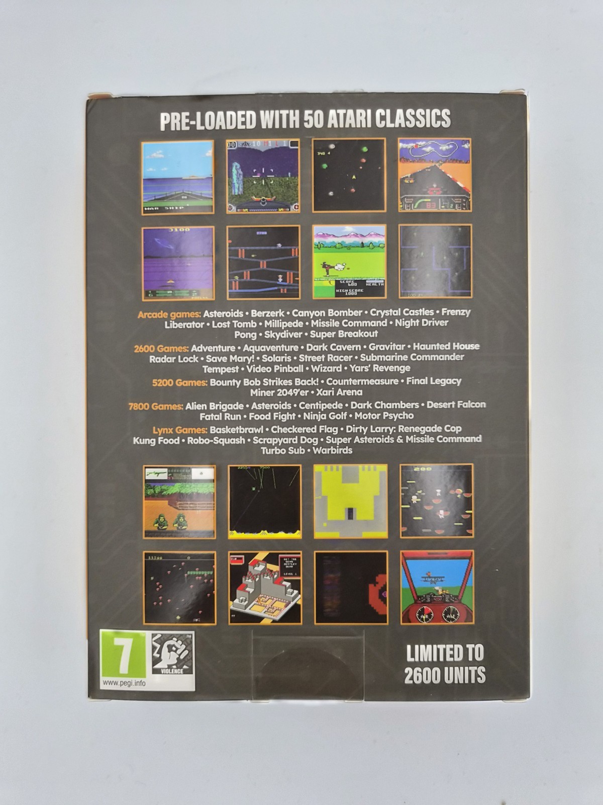 Hyper Mega Tech Limited Edition Atari Super Pocket Evercade Limited to 2600