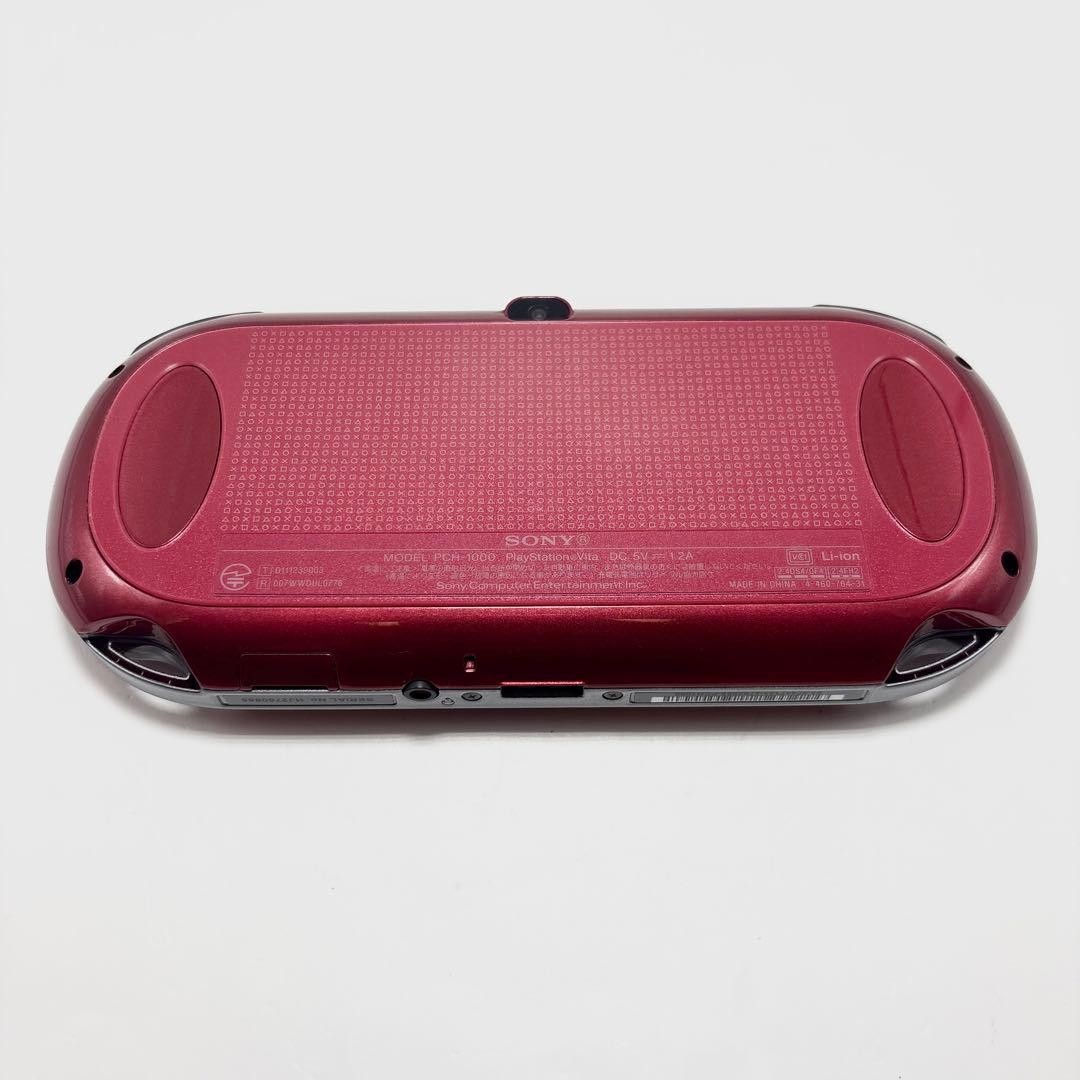 Excellent Condition SONY PS Vita Console PCH 1000 Cosmic Red