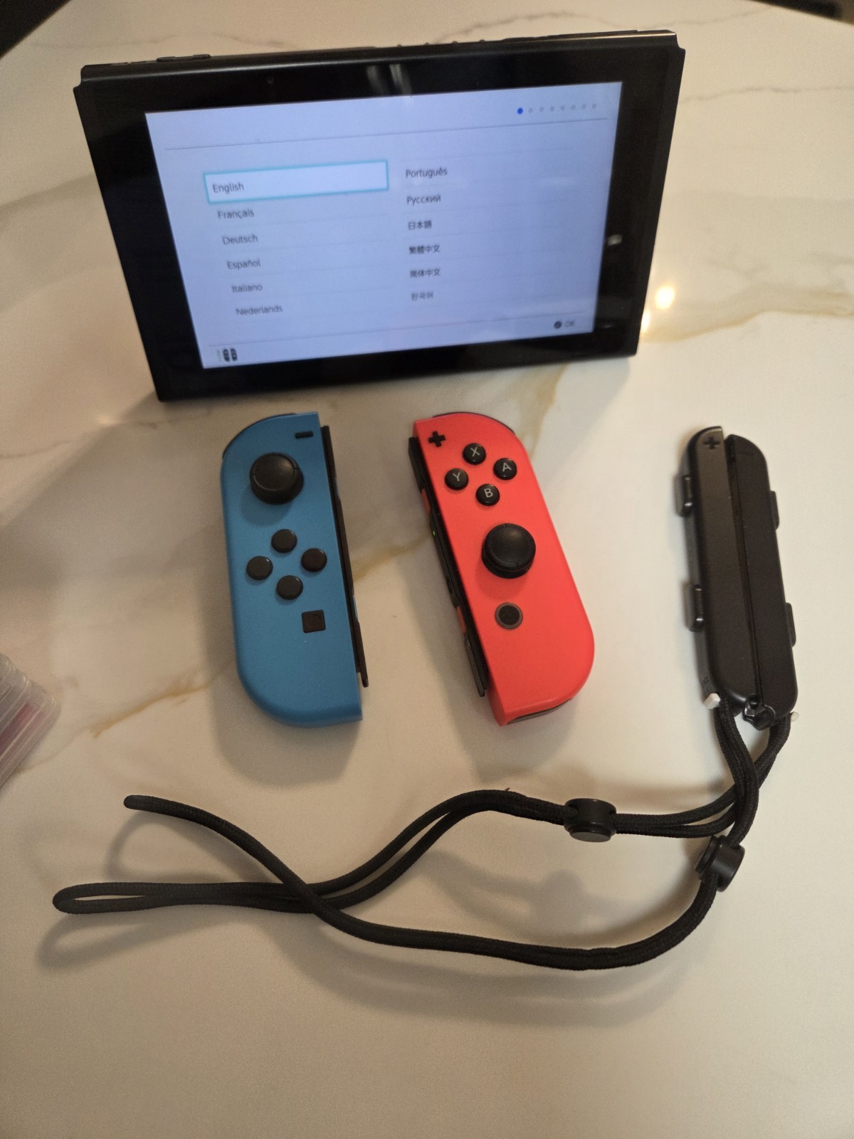 Nintendo Switch Console 128GB With Dock, Joycon Grip, And Travel Case