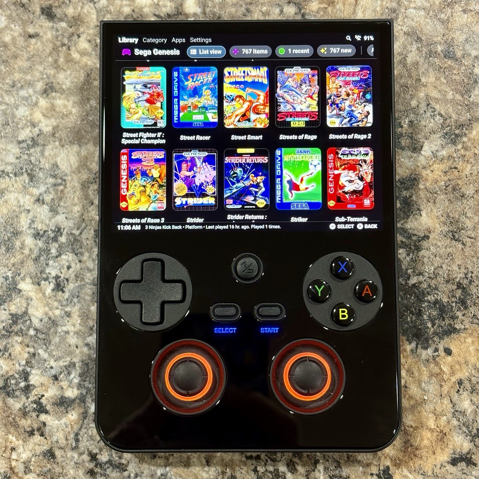 Anbernic RG477V, Custom Retro Handheld, 128GB + 256GB Card, Loaded Ready To Play