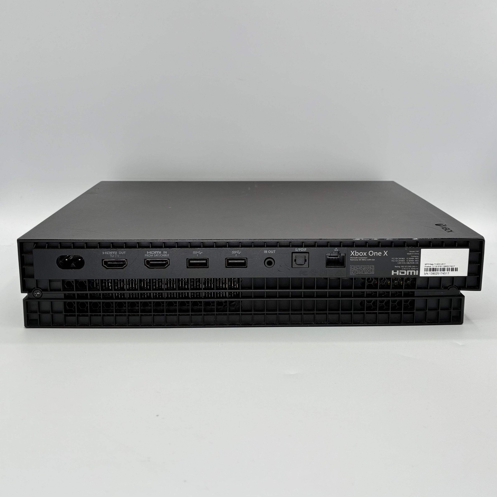 Microsoft Xbox One X 1787 1TB BROKEN HDMI
