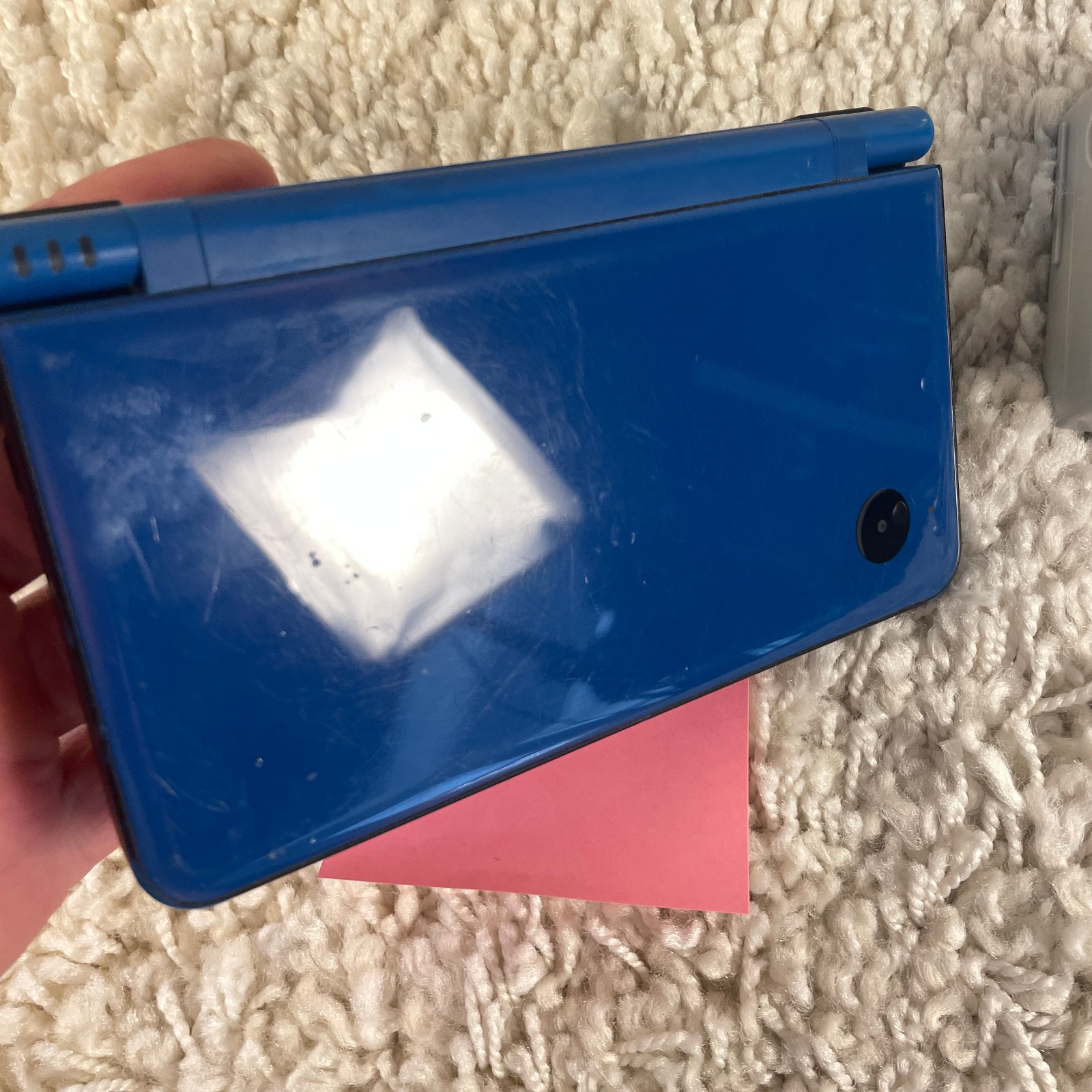 Nintendo DSi XL Midnight Blue Handheld Console System UTL-001 READ