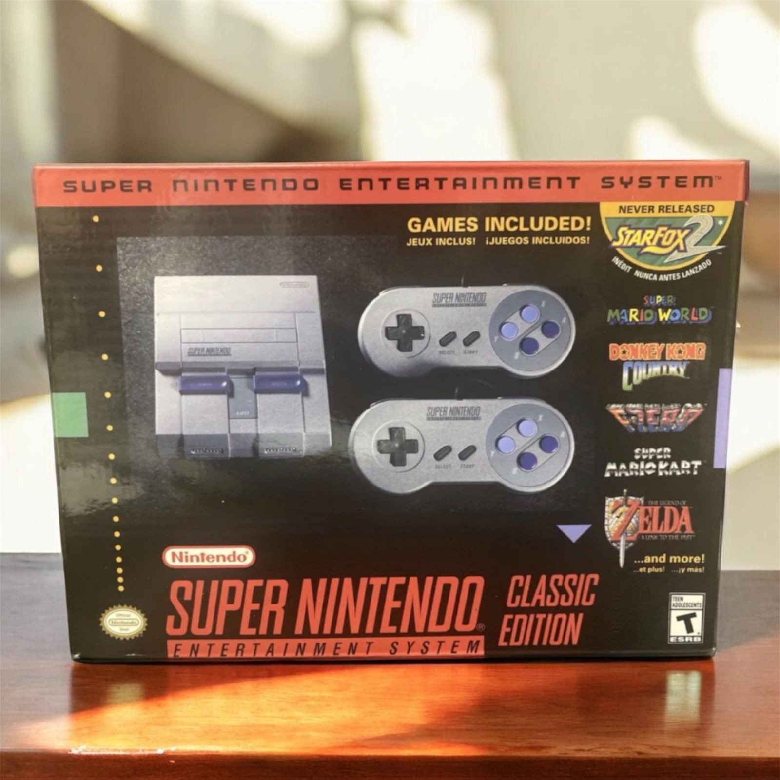 SNES Super Nintendo NES Classic Mini Edition HDMI Entertainment Console 21 Games
