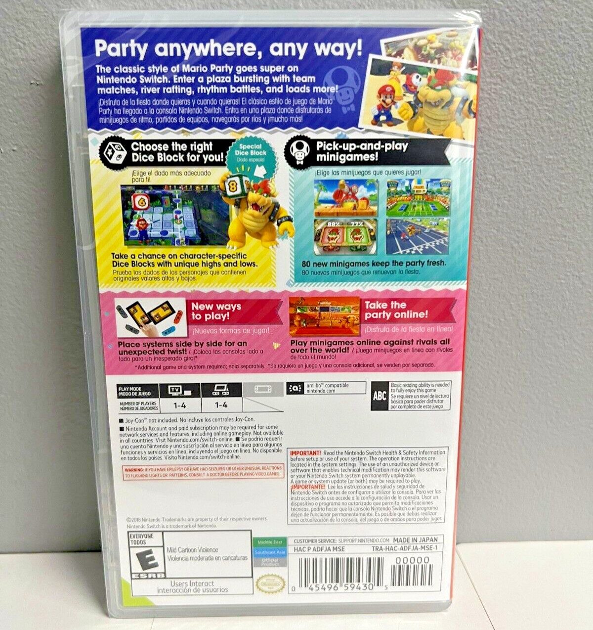 Super Mario Party Switch Brand New Sealed Game Special (2018 Puzzle Shooter)