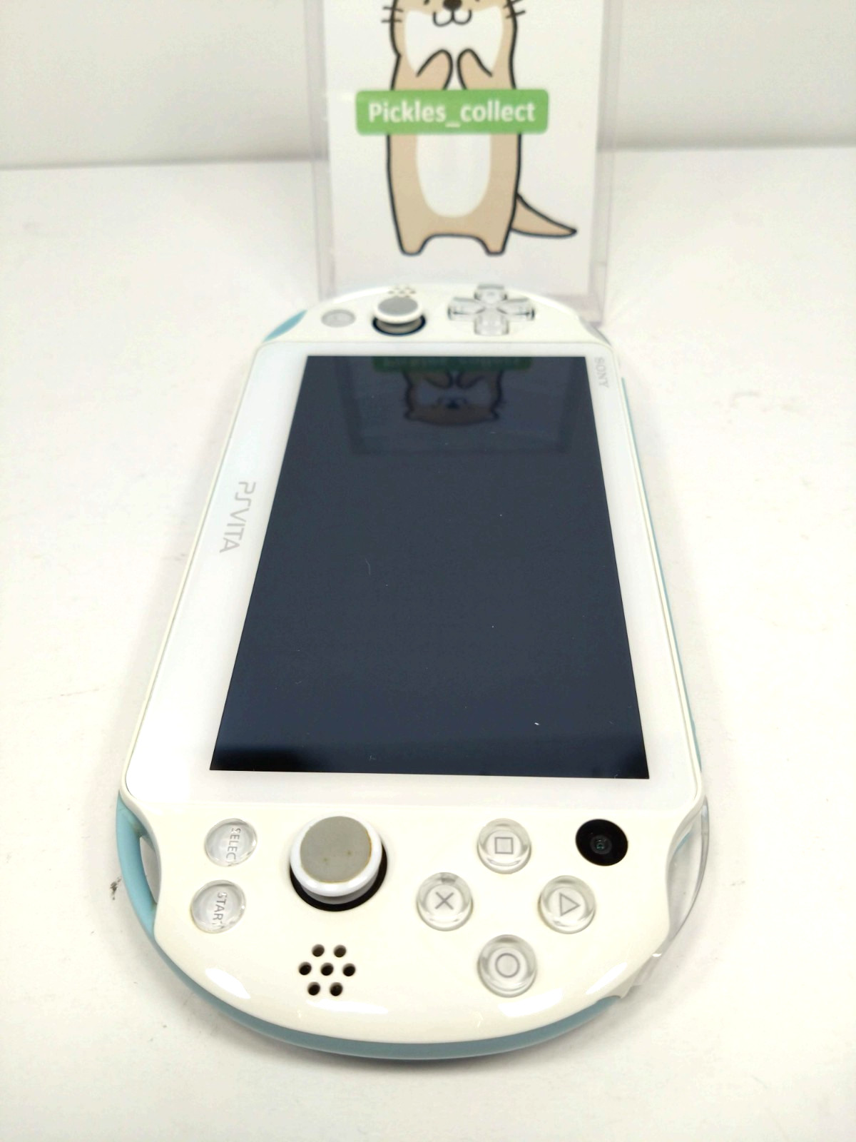 PS Vita 2000 Light Blue White PCH 2000 ZA14 w/Box 8GB PSV Tested Sony 0615H