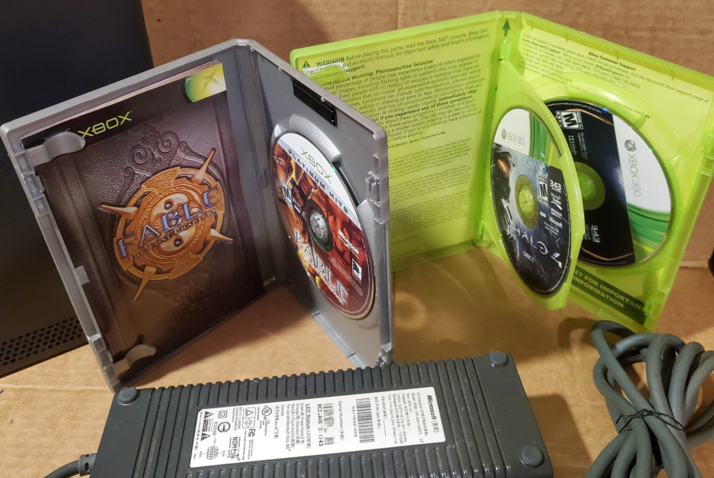Microsoft Xbox 360 ELITE Console 120gb Hard Drive HDD Controller halo 4, Fable