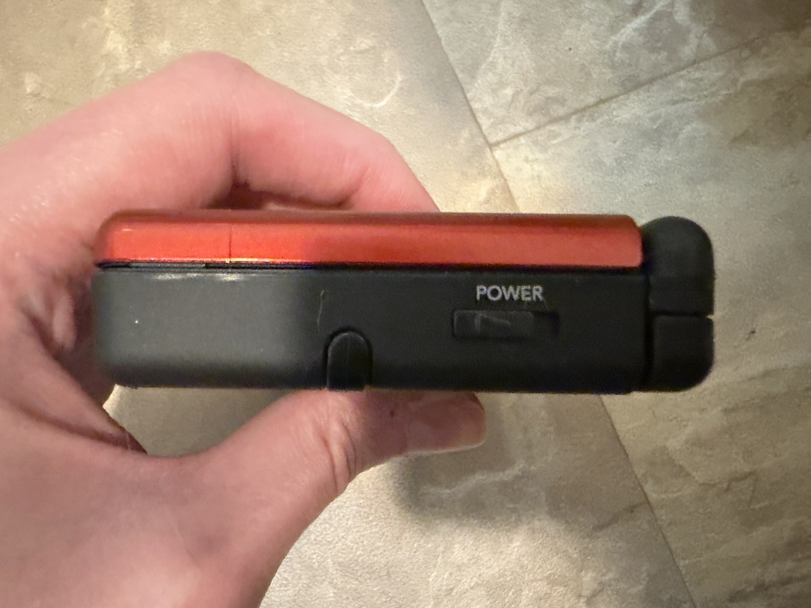Nintendo DS Lite Crimson Handheld System – Red/Black TOUCH SCREEN BROKEN