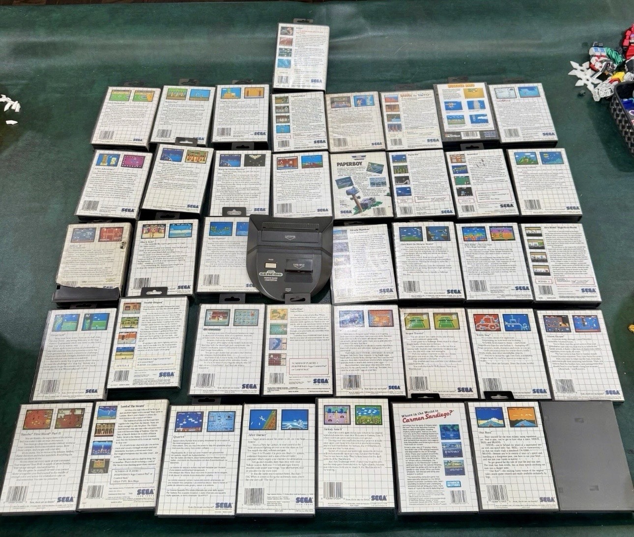 Sega Master System Lot 40 Games – Cards And Cartridges