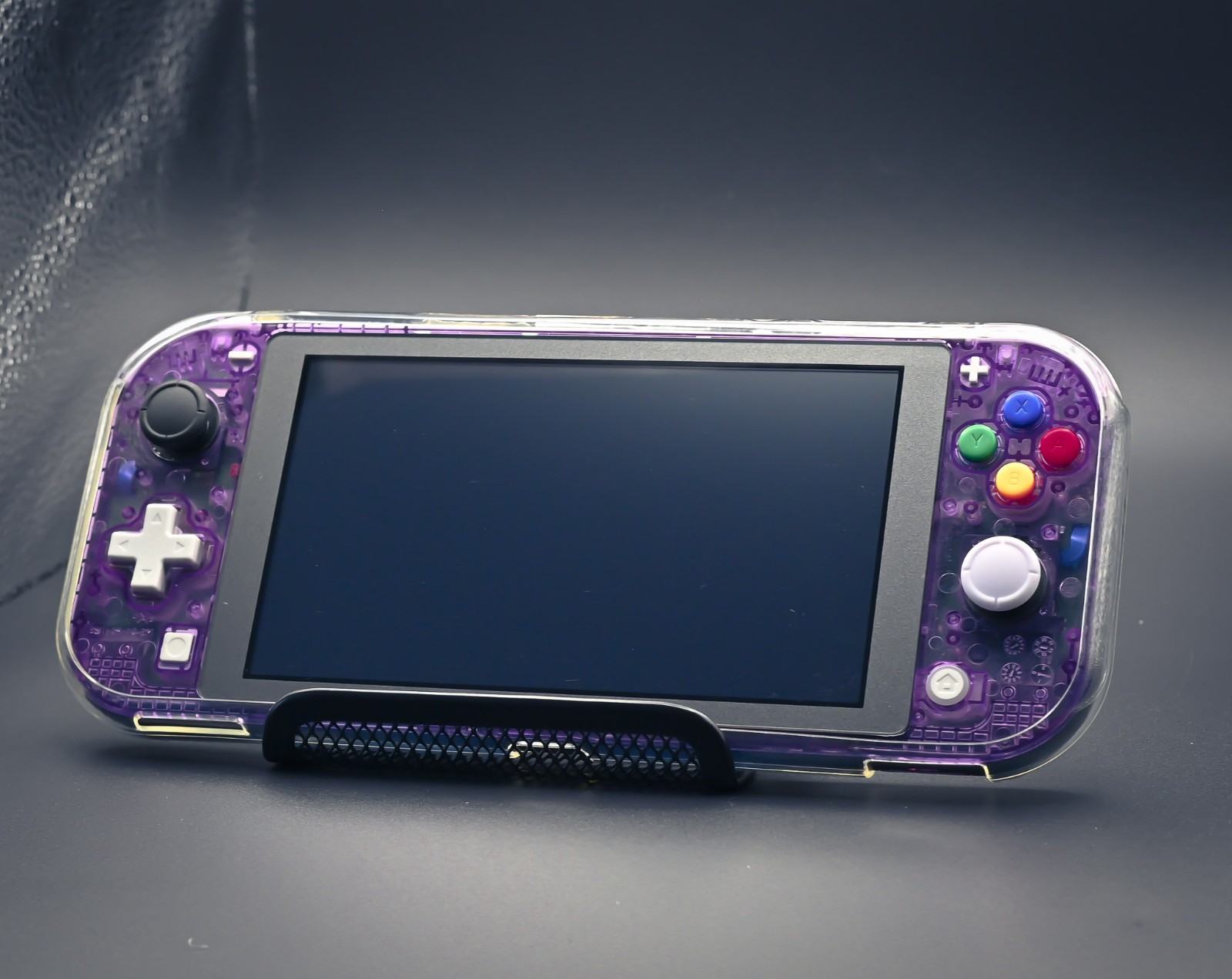 Nintendo Switch Lite 128GB TMR Hall Effect No Drift Custom Purple Bundle