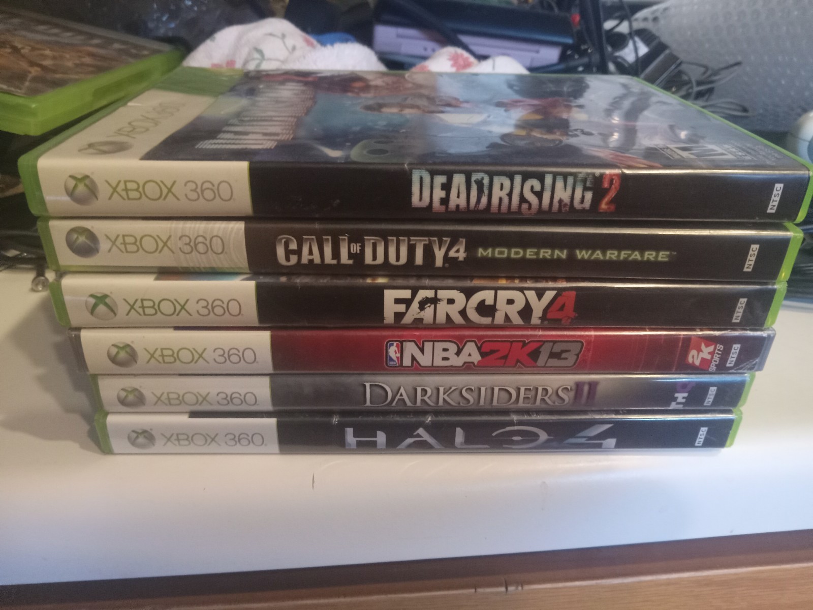 Fun! Microsoft Xbox 360 Bundle 250GB Built-In Wifi – 6 Games + 2 Controllers