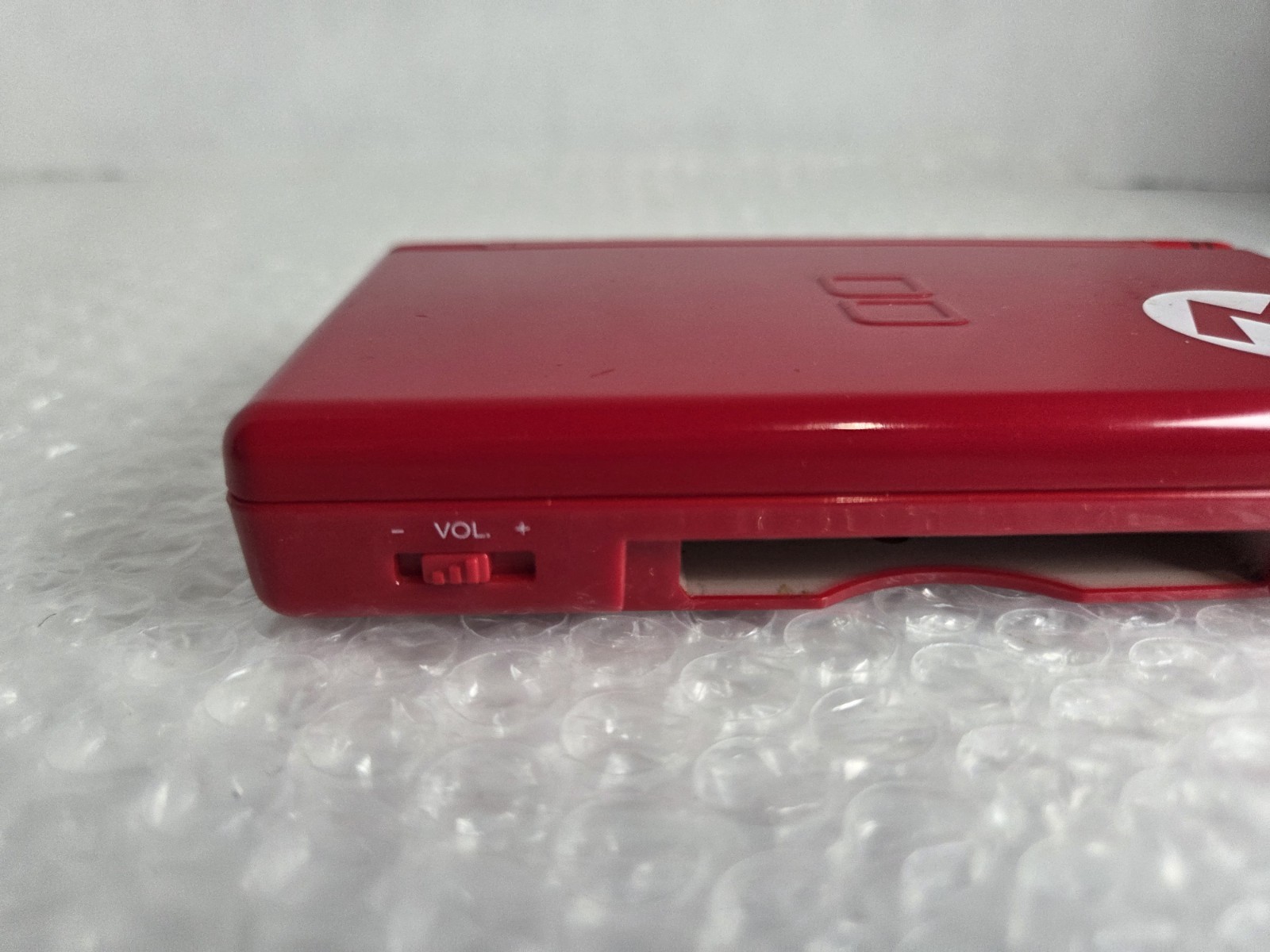 Nintendo DS Lite Red Mario Edition Console Tested Cleaned OEM Charger New Batter