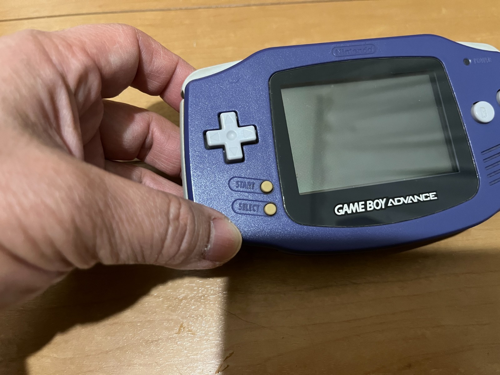GameBoy Advance Violet Color console and 2 Games GBA