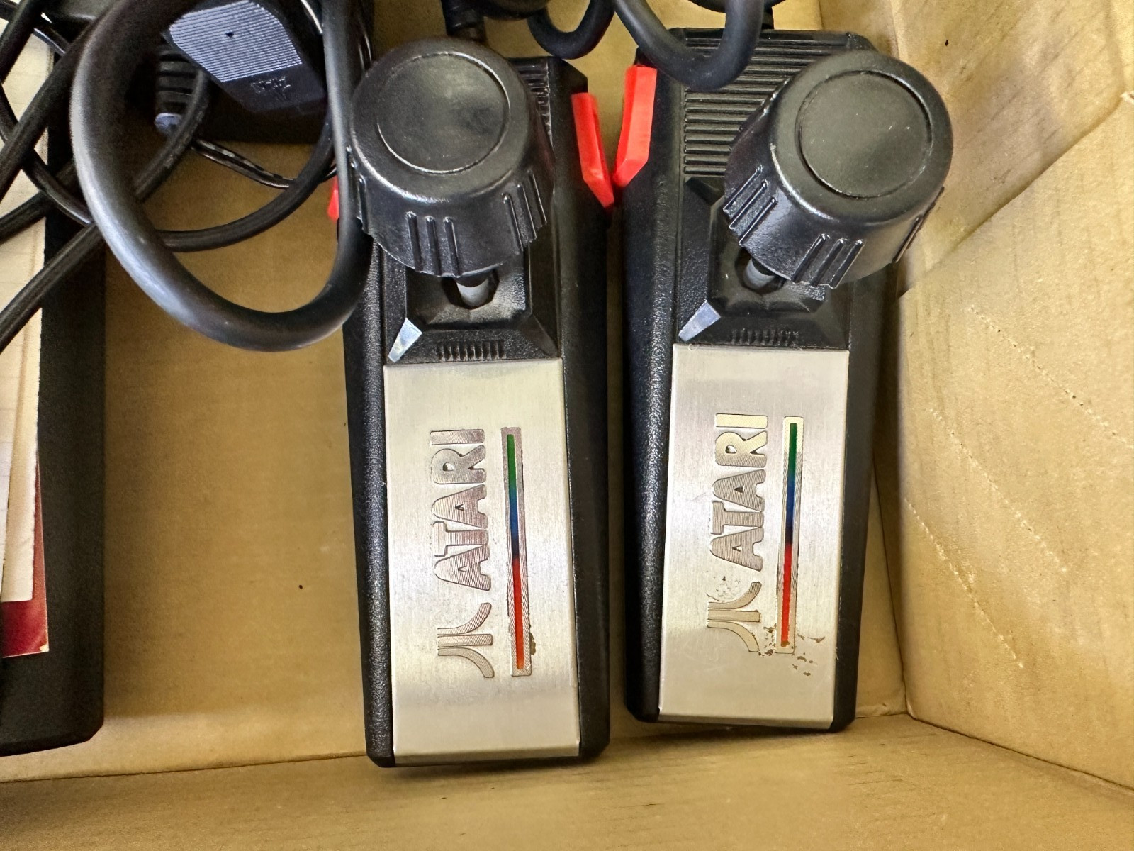 Vintage Atari 7800 Video Game Console Complete In Box 2 Controllers Works Great!