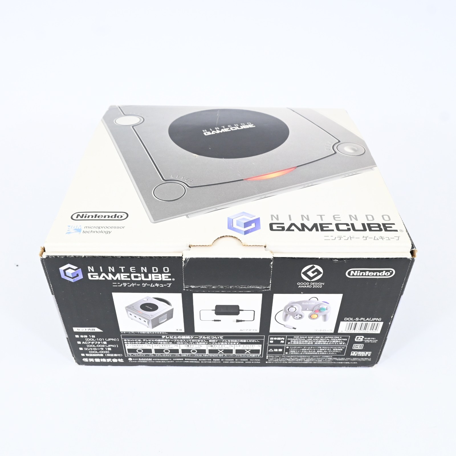 Nintendo GameCube DOL-001 Silver Console Boxed Controller Tested Working
