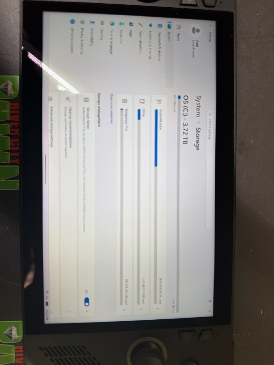 ASUS ROG ALLY X RC72LA 4TB 24GB RAM AMD RYZEN Z1 EXTREME 3.30GHZ AMD (R7A015697)