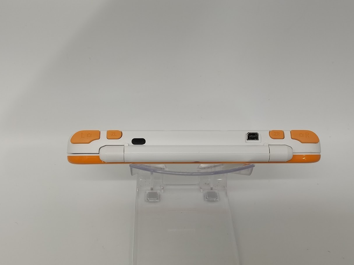 B7141 Nintendo new 2DS console LL XL Orange x White Japan w/box adapter pen fx